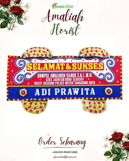 Papan Bunga Ucapan Selamat Lampung Timur